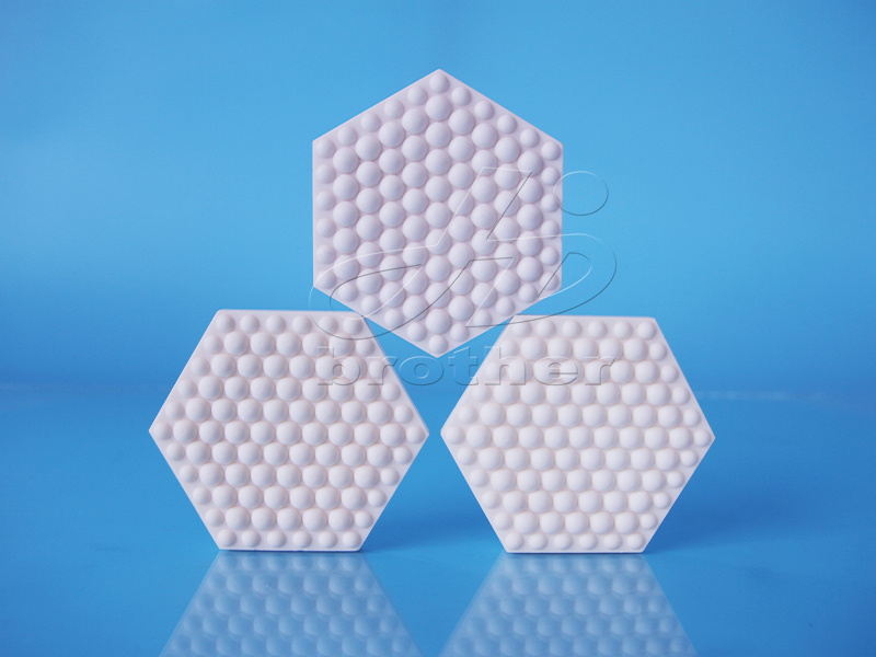 小凸面六边形-氧化铝工业陶瓷